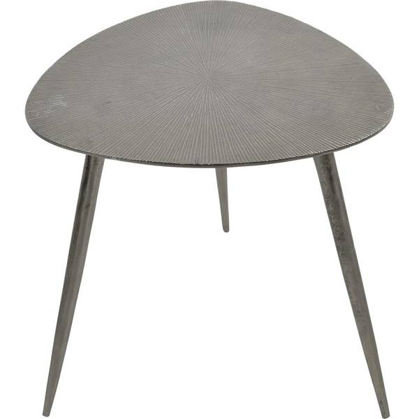 Gartentisch SHINE Silber - Metall - 42 x 44 x 42 cm