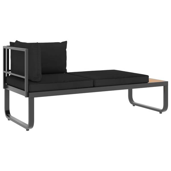 Sofa 48653 (4-teilig) Aluminium - 58 x 30 x 58 cm