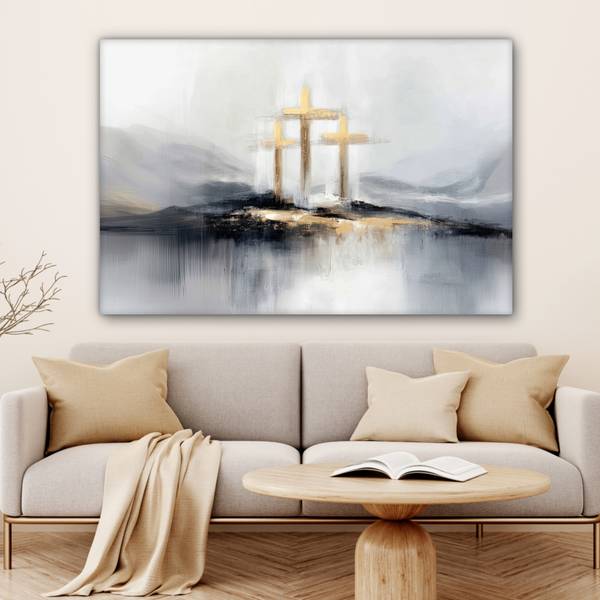 TABLEAU SUR TOILE Spirituel 140 x 90 cm