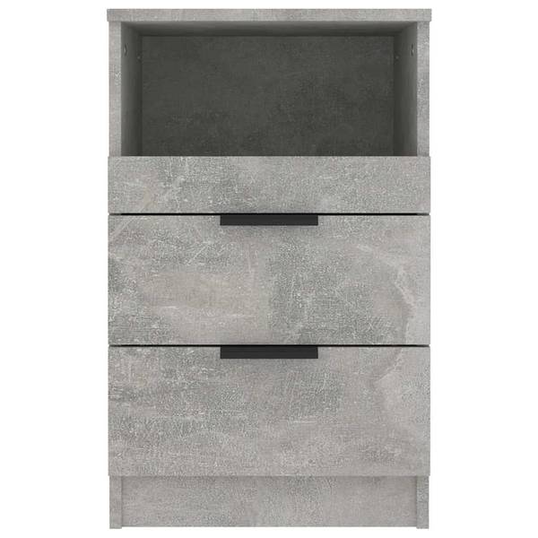Nachttisch 3013695-2 (2er Set) Steingrau