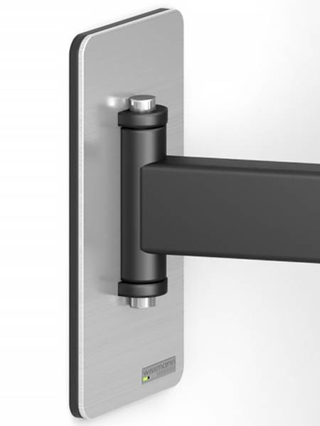 TV Wandhalterung art128-1-NA Schwarz - Metall - 12 x 25 x 55 cm