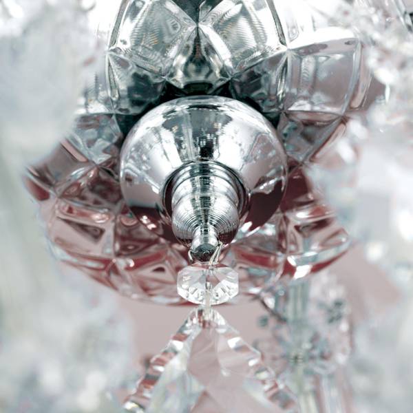 Kroonluchter THERESA zilver - metaal - 75 x 65 x 75 cm