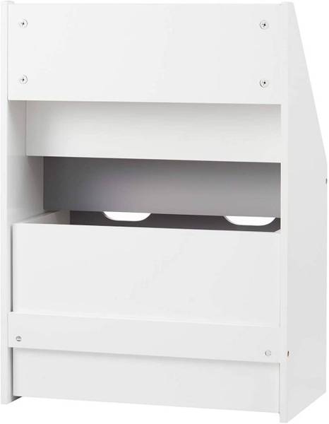 Kinder-Bücherregal Joanna Grau - Weiß - Holzwerkstoff - 51 x 70 x 28 cm