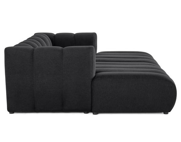 3-Sitzer Sofa DEBBIE Schwarz