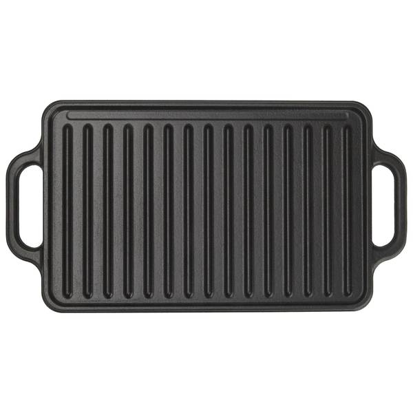 Grillplatte VIC-38793 Schwarz - Gusseisen - 21 x 1 x 33 cm
