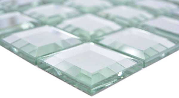 Mosaikfliesen 180-01 Grau - Glas - 30 x 30 x 30 cm