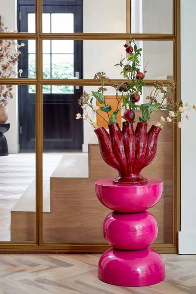 Vaas Serra violet - keramiek - 16 x 30 x 33 cm