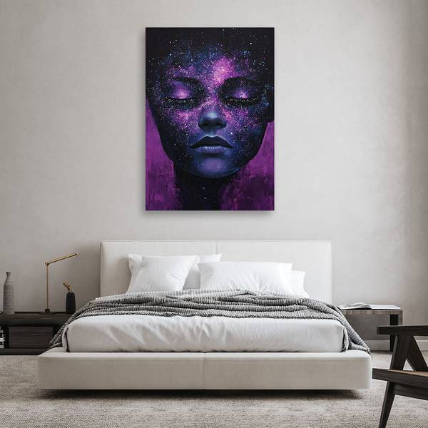 Tableau déco Visage de femme 40 x 60 cm