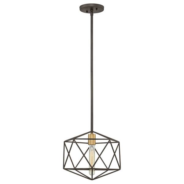 Deckenlampe DIVISTA Braun - Metall - 30 x 106 x 30 cm