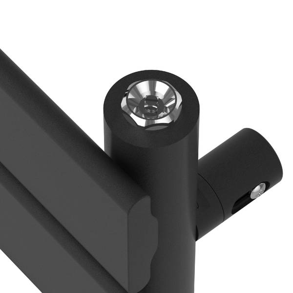 Handdoekradiator Voss zwart - 40 x 160 cm