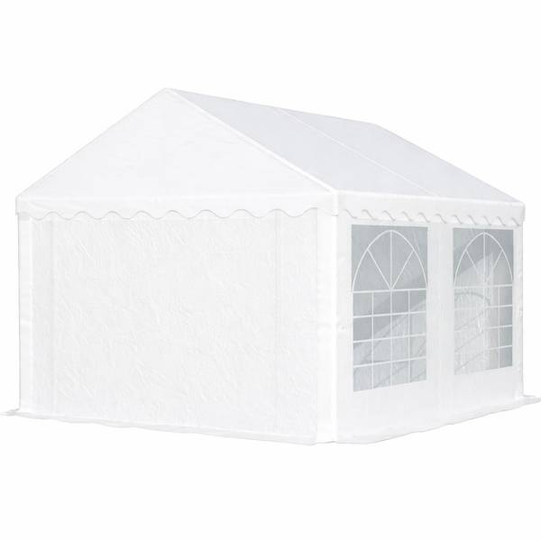 Partytent TURIJN wit - kunststof - 400 x 200 x 400 cm