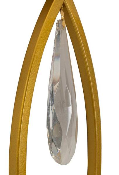 Wandleuchte Vienna Gold - Metall - 16 x 50 x 15 cm