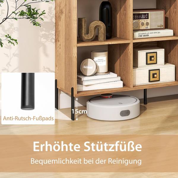 Bücherregal CB10456 Braun - Holzwerkstoff - 35 x 80 x 120 cm