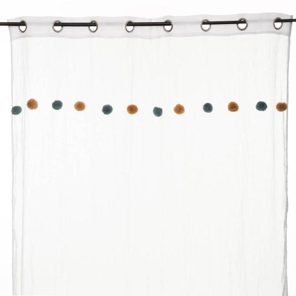 Kinderschleier POMPONS Weiß - Textil - 2 x 240 x 140 cm