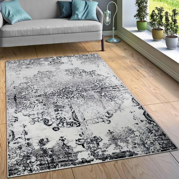 KURZFLORTEPPICH 60/100 cm Tara 210 Grau - Textil - 60 x 100 cm