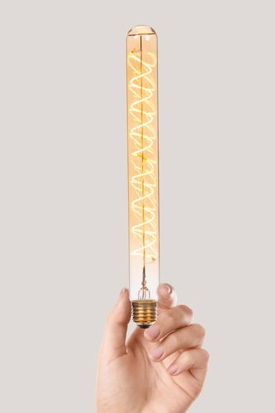 Glühfadenlampe T32 Orange - Glas - 4 x 30 x 4 cm