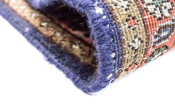 Orientteppich Nomadic Blau - Wolle - 68 x 1 x 95 cm