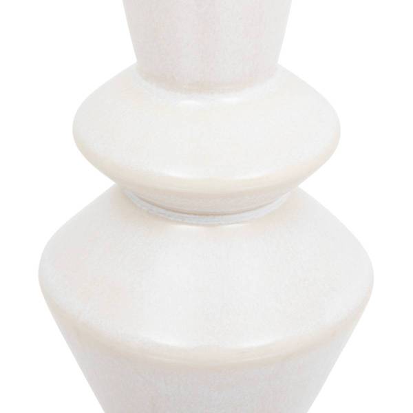 Soliflore SOLEYA Weiß - Keramik - 7 x 14 x 7 cm