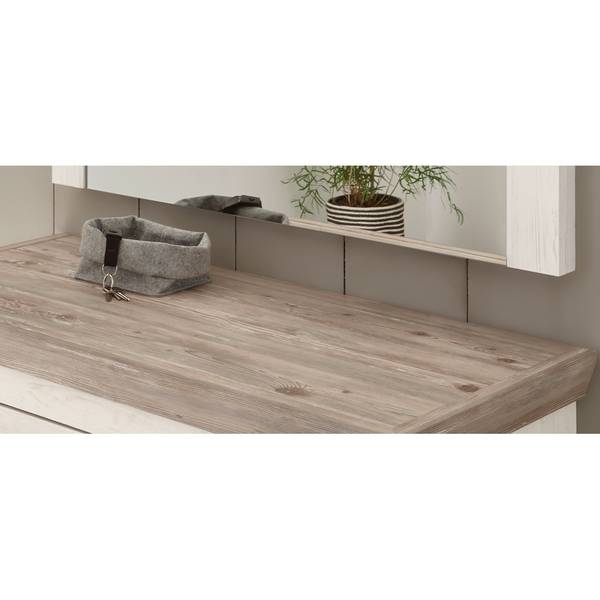 Garderoben-Set FERNA-61-15 2er-Set Weiß - Holzwerkstoff - 107 x 210 x 45 cm