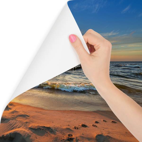 Fotobehang STRAND Zonsondergang 3D 460 x 300 x 300 cm