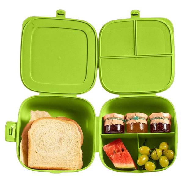 Lunchbox mit 2 Behältern Grün