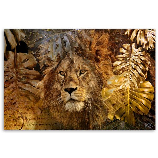 Tableau déco Lion 60 x 40 cm
