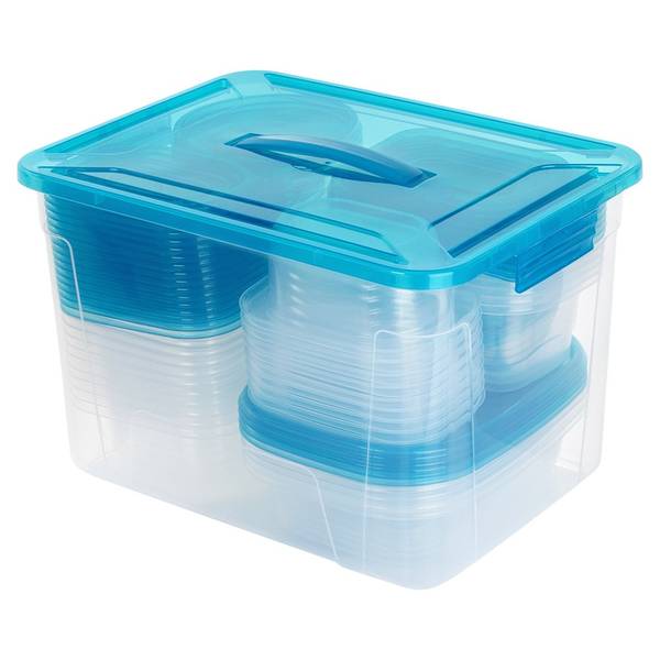 Lebensmittelbehälter 50er Set Kunststoff - 23 x 21 x 32 cm