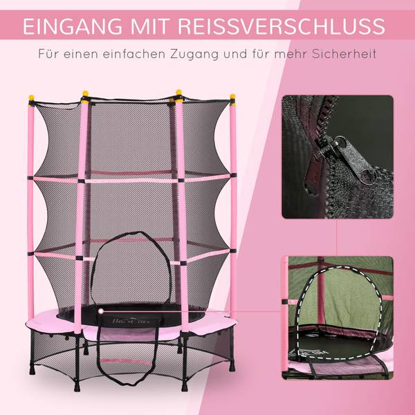 Kindertrampolin 342-008V02PK Hellrosa