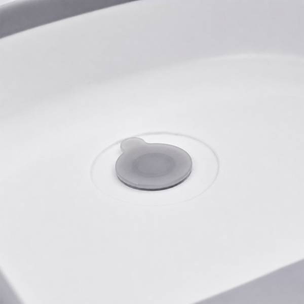 Faltbare Babybadewanne mit Gestell Grau - Weiß - Eisen - 68 x 84 x 52 cm