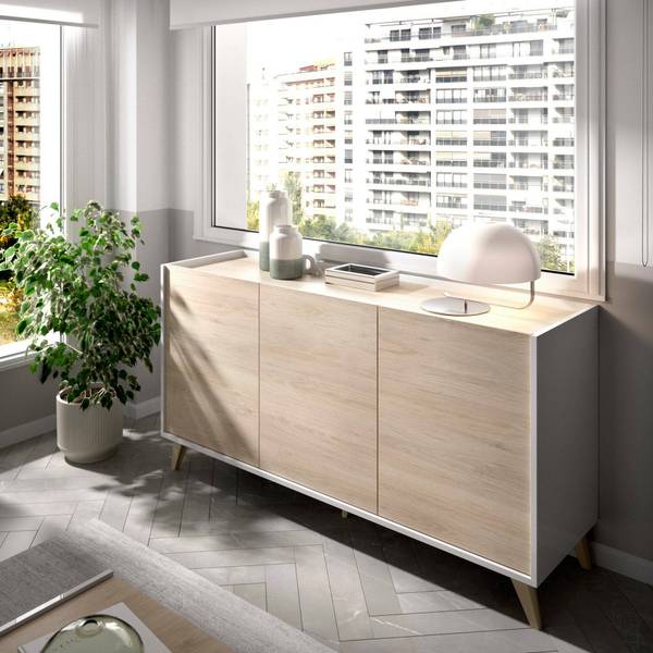 Kommode Afrodite Braun - Holzwerkstoff - 43 x 75 x 155 cm