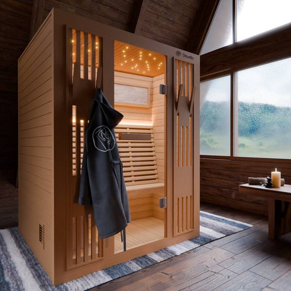Finnische Sauna MINTO 130 x 150 cm