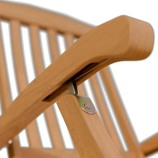 Sonnenliege Evia Beige - Holzwerkstoff - 54 x 95 x 196 cm