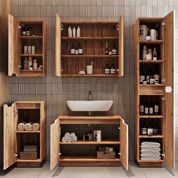 Waschbeckenunterschrank Lotta 58521 Weiß