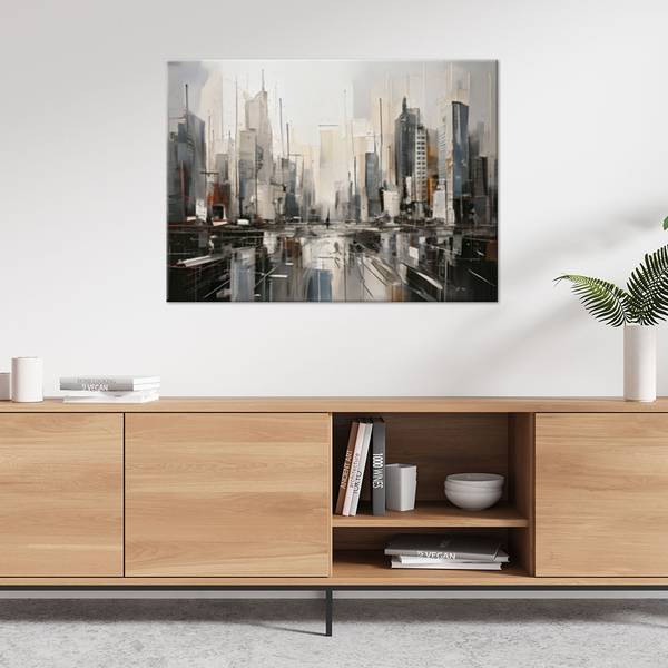 Tableau déco Ville 90 x 60 cm