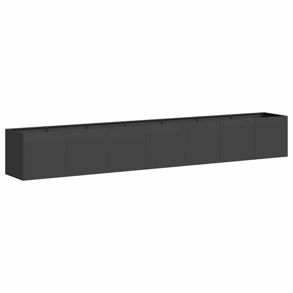 Pflanzkübel 3044620 Schwarz - 280 x 40 x 40 cm
