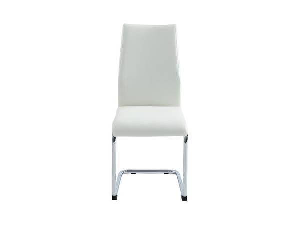Stuhl PAULINE 4er-Set Weiß - Kunstleder - 46 x 97 x 44 cm