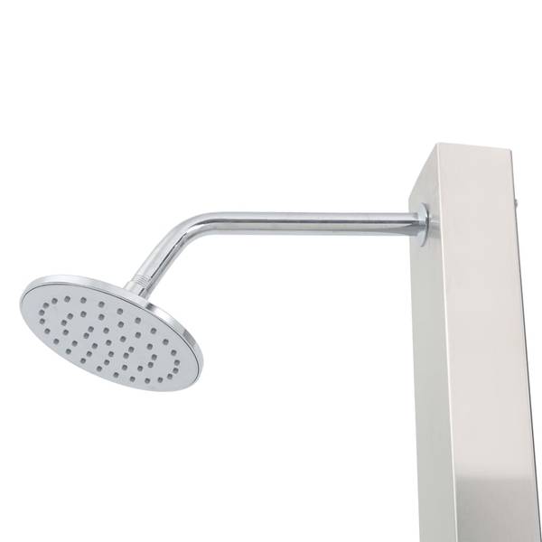 Dusche 299926 Silber - Edelstahl - 7 x 210 x 10 cm