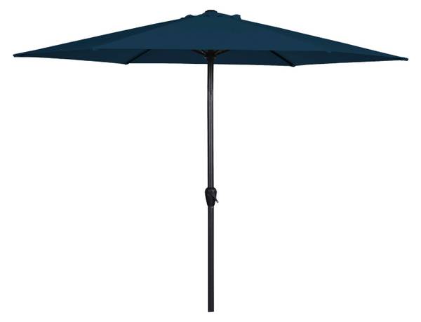 Parasol Joakim Bleu - En partie en bois massif - 300 x 280 x 300 cm