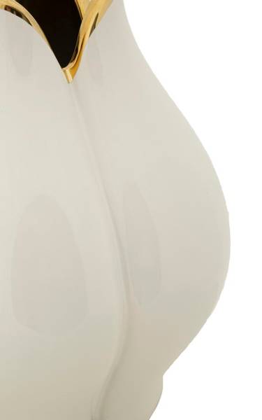 Vase Potter B Blanc - Céramique - 23 x 28 x 23 cm