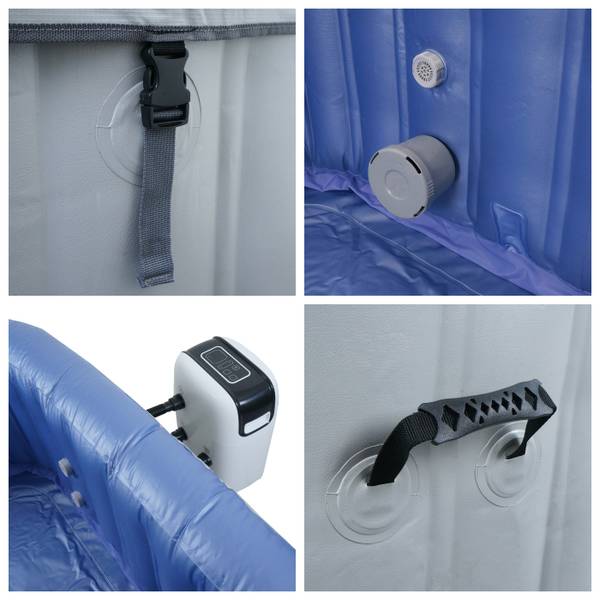 Whirlpool N97 grijs - kunststof - 198 x 65 x 198 cm