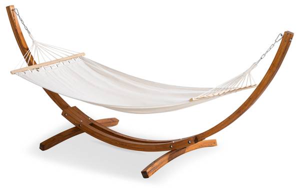 Hamac Hedvig Beige - Textile - 110 x 120 x 315 cm