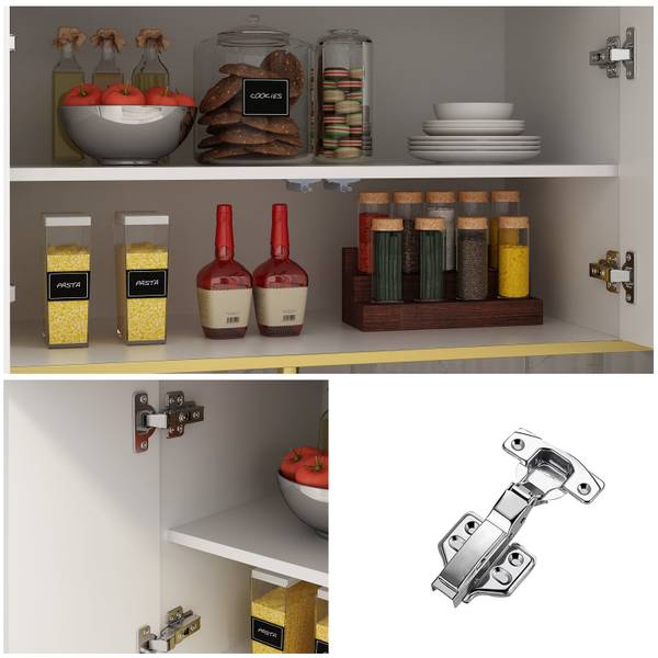 Sideboard LWJ83 Weiß - Holzwerkstoff - 160 x 80 x 40 cm