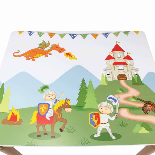 Kinder spielen Tisch TD-11837A1 Grün - Massivholz - 60 x 56 x 72 cm