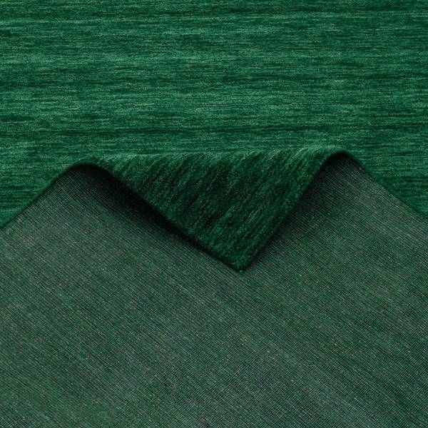 Teppich Läufer Indo Nepal Gabbeh Shiva Dunkelgrün - 70 x 300 cm