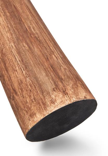 Dekofigur CHESS KING Braun - Massivholz - 12 x 62 x 12 cm