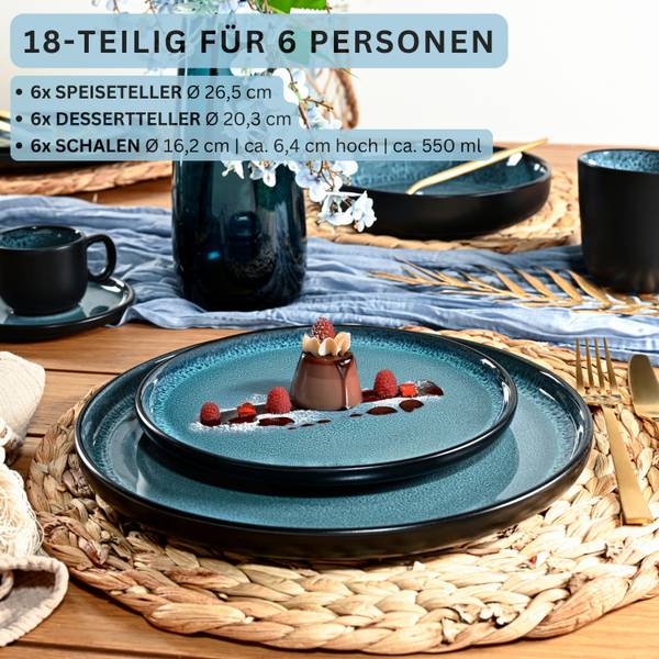 Tafelservice Vigo - 18 teilig Anzahl Teile im Set: 18