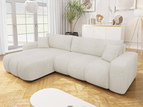 Ecksofa Furyn Maxi Boucle Ecru