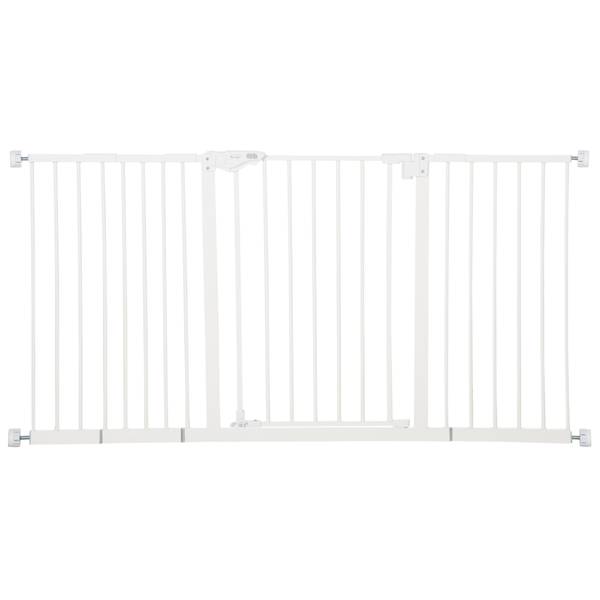 Hundegitter CP343 Weiß - Kunststoff - 2 x 77 x 137 cm
