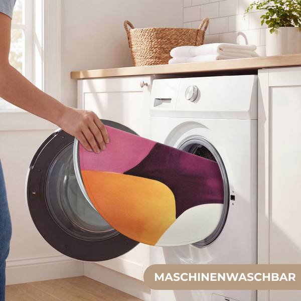 BADEMATTE Formen Microfaser - 70 x 70 x 1 cm