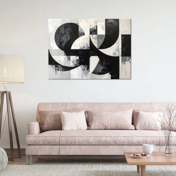 Wandbild Kreis 100 x 70 cm